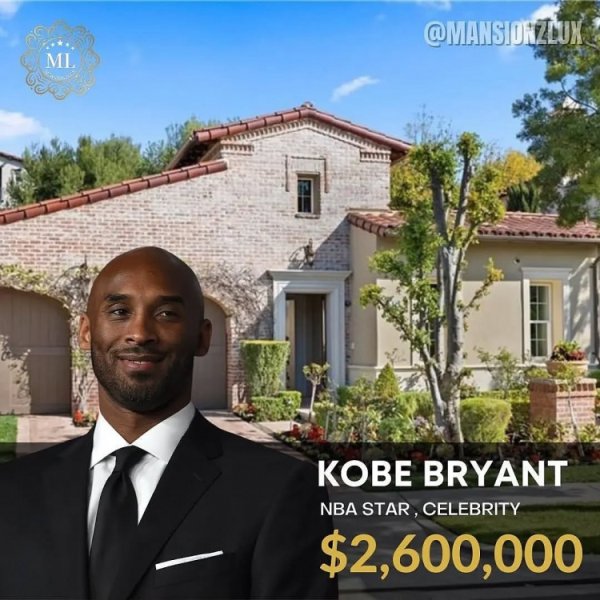 2,6 triệu đô la! Bạn có thể sở hữu biệt thự của Kobe năm đó. Vanessa đã bán nó với giá 2 triệu đô la